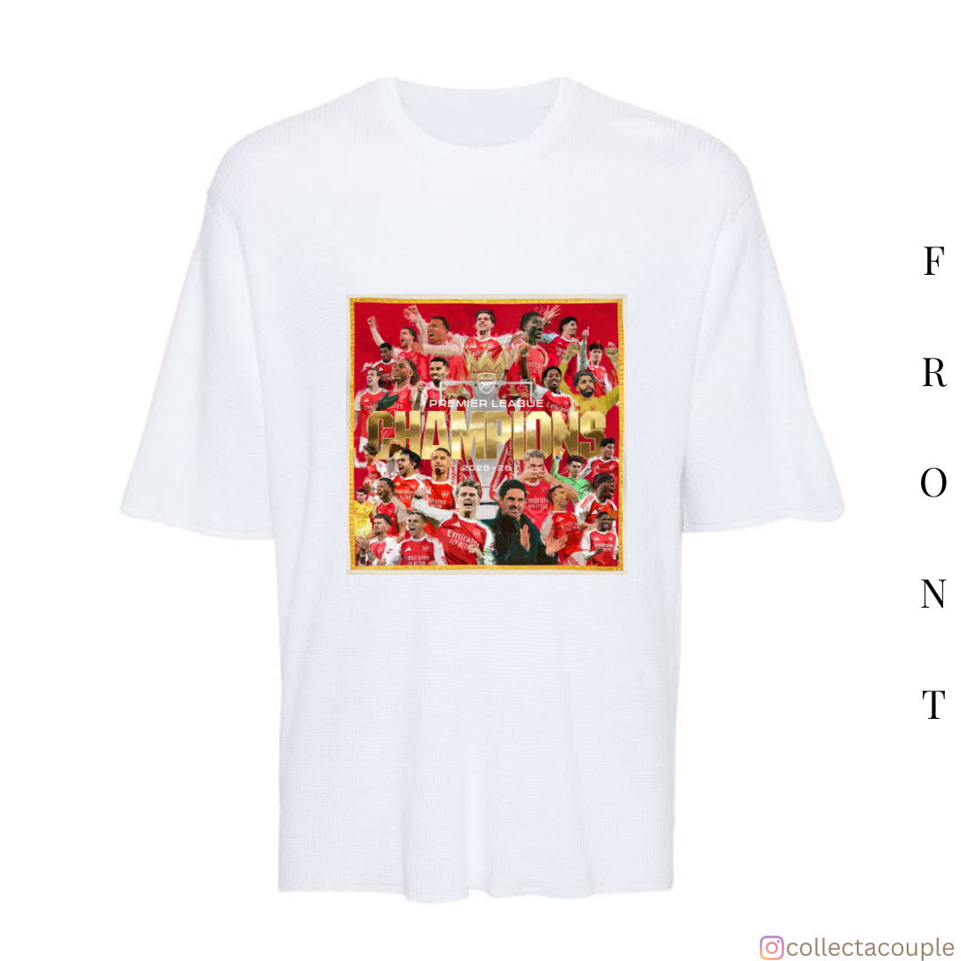 Arsenal: Premier League Champions 25/26 Oversized Unisex T-shirt