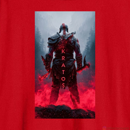 God of War: Kratos Oversized Unisex T-shirt (front and back print)