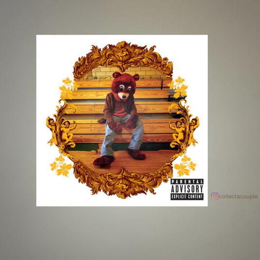 Kanye West: The College Dropout Album Cover Hardboard Poster