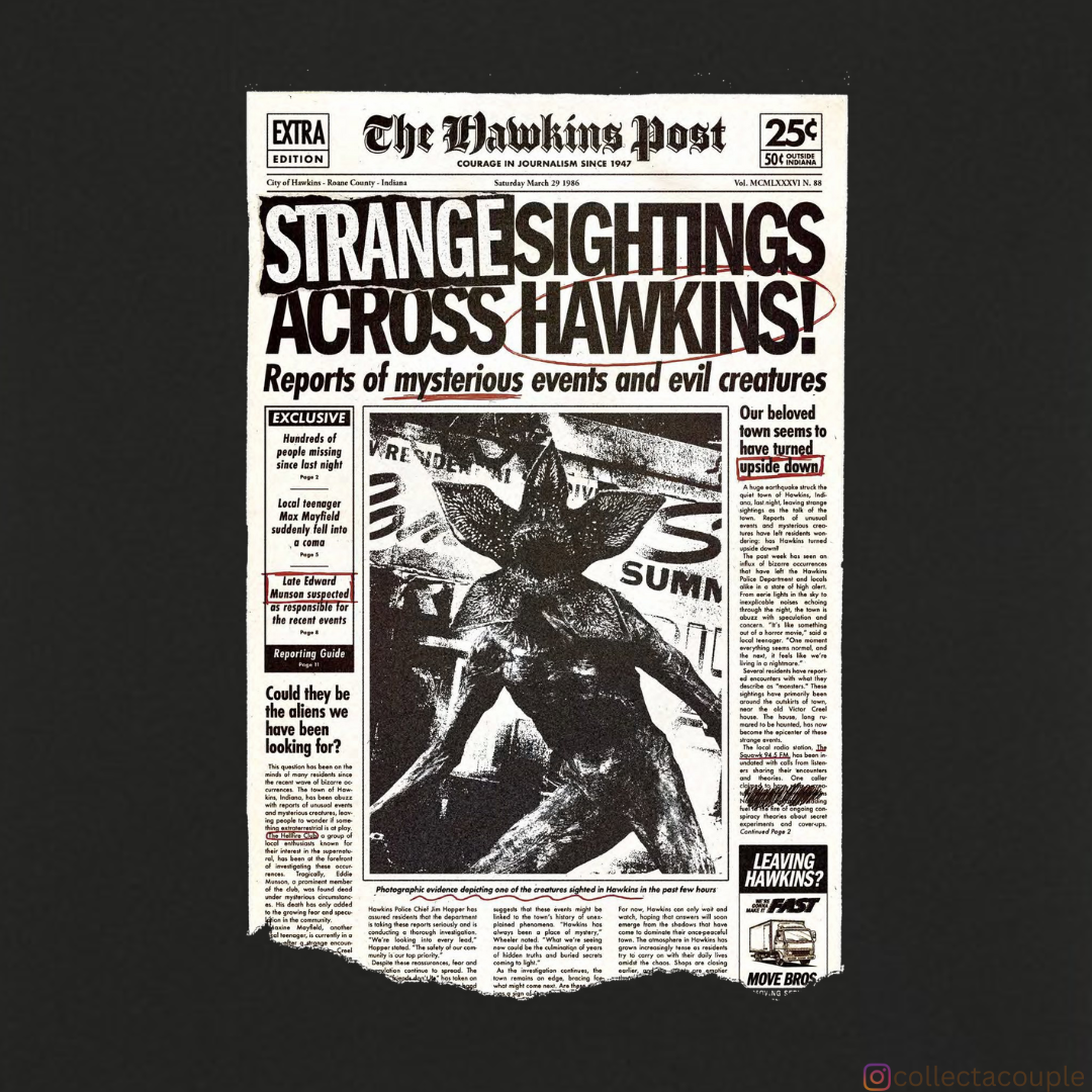 Stranger Things: The Hawkins Post Unisex T-shirt