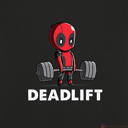 Deadpool: Deadlift Illustrated Oversized Unisex T-shirt (front and back print)