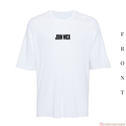 John Wick: Illustrated Oversized Unisex T-shirt (front and back print)