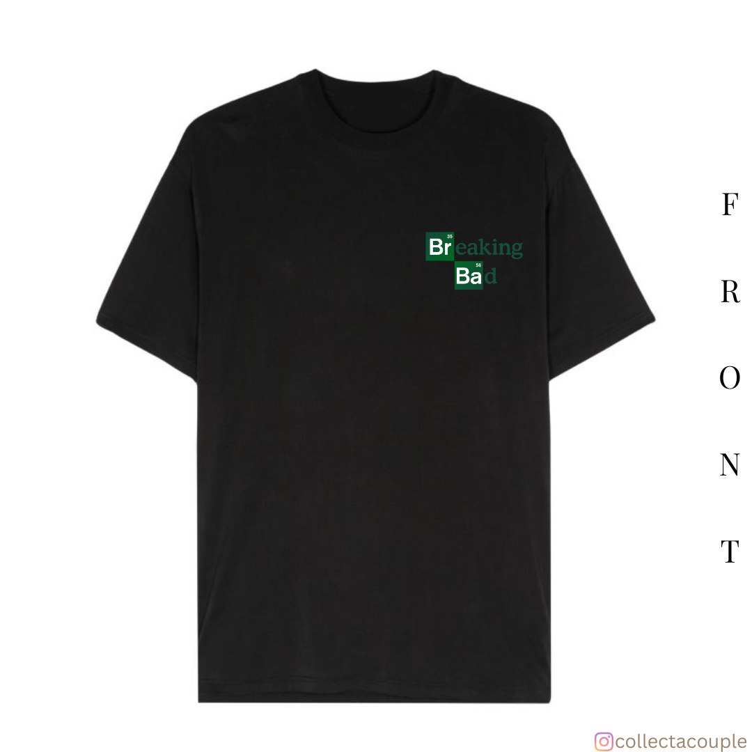 Breaking Bad: Walter and Jesse Illustrated Oversized Unisex T-shirt (front and back print)