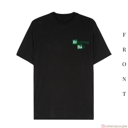 Breaking Bad: Walter and Jesse Illustrated Oversized Unisex T-shirt (front and back print)