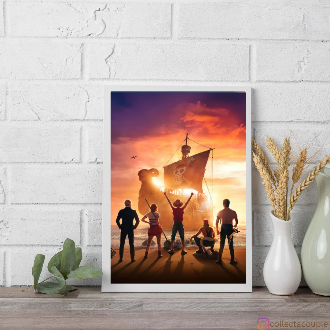 One Piece: Crew Scenic Framed Poster