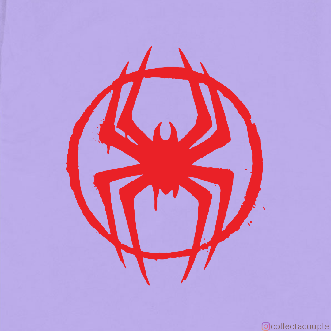 Spider Verse: Miles Morales Illustration Collage Oversized Unisex T-shirt (front and back print)