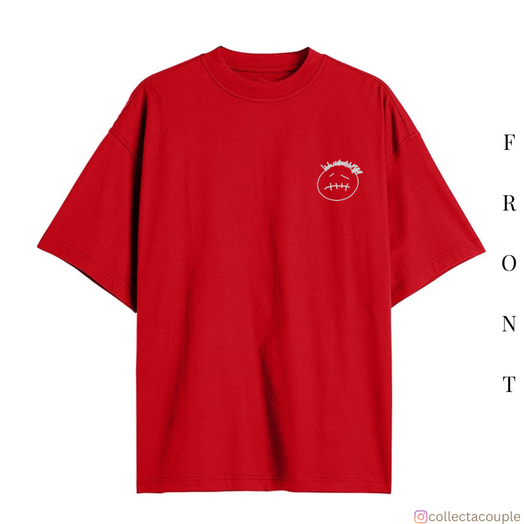 Travis Scott: Illustration (3) Oversized Unisex T-shirt (front and back print)