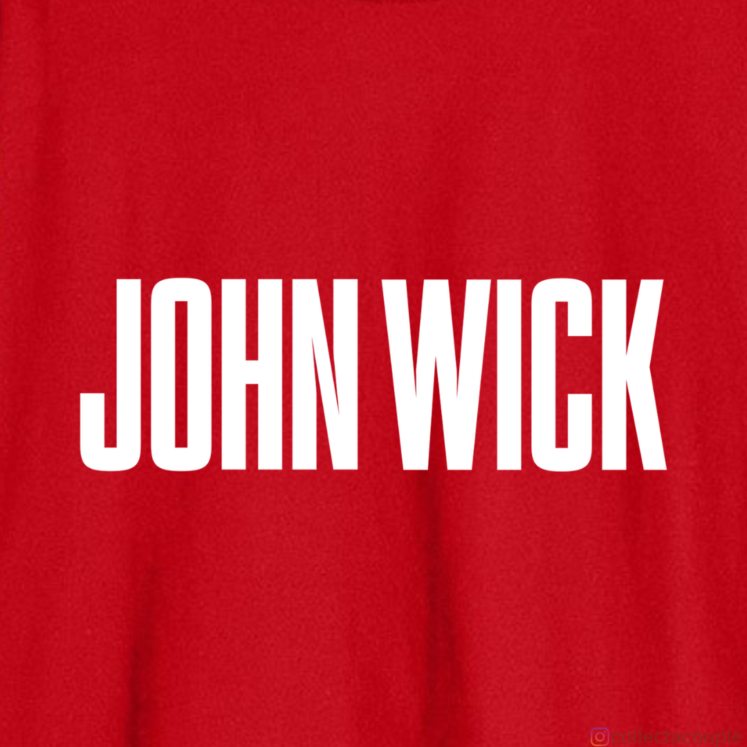 John Wick: Illustrated Oversized Unisex T-shirt (front and back print)