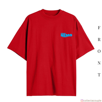 Finding Nemo: Poster Oversized Unisex T-shirt (front and back print)