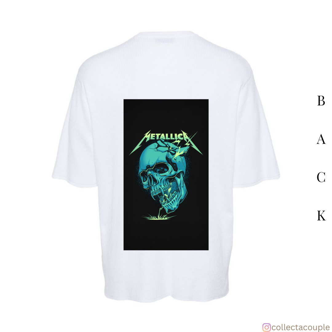 Metallica: Oversized Unisex T-shirt (front and back print)