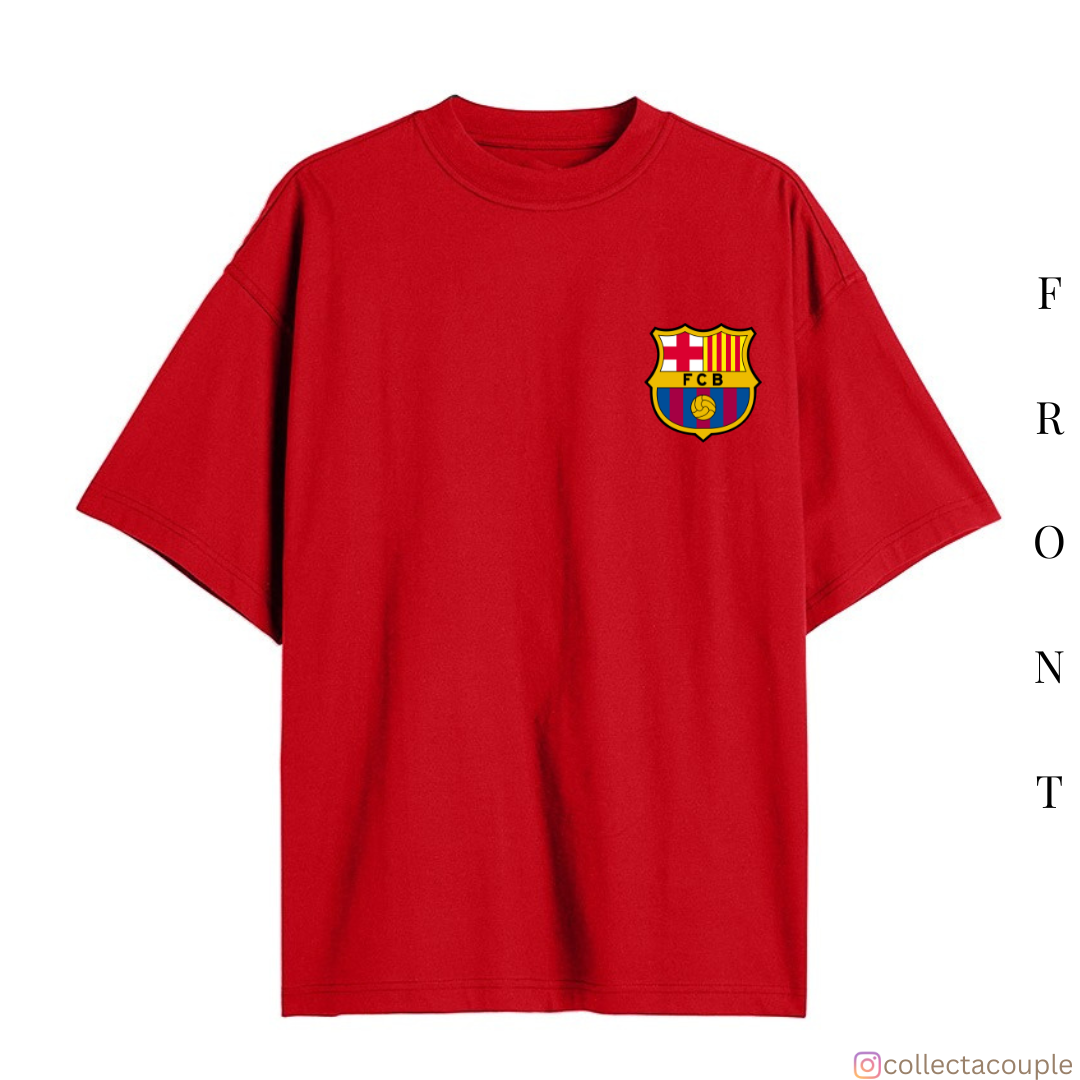 FC Barcelona: Logo Oversized Unisex T-shirt