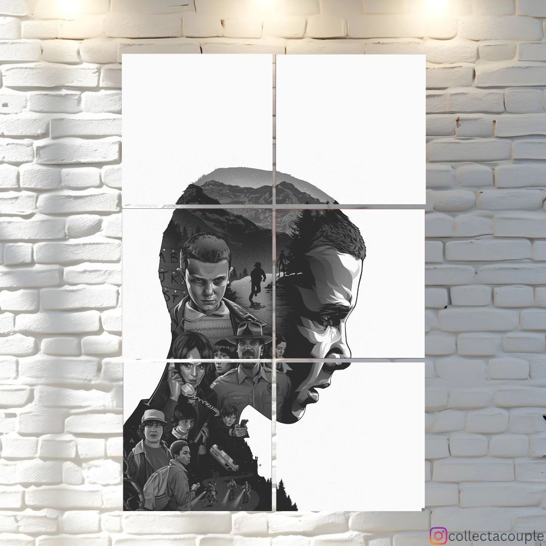 Stranger Things: Eleven Illustration Fandom Puzzle Board Wall Art