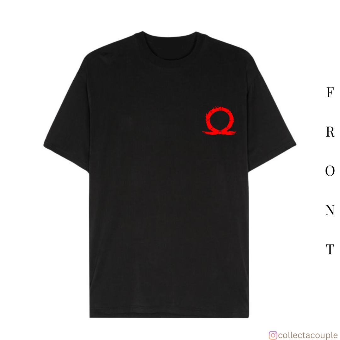 God of War: Kratos Oversized Unisex T-shirt (front and back print)