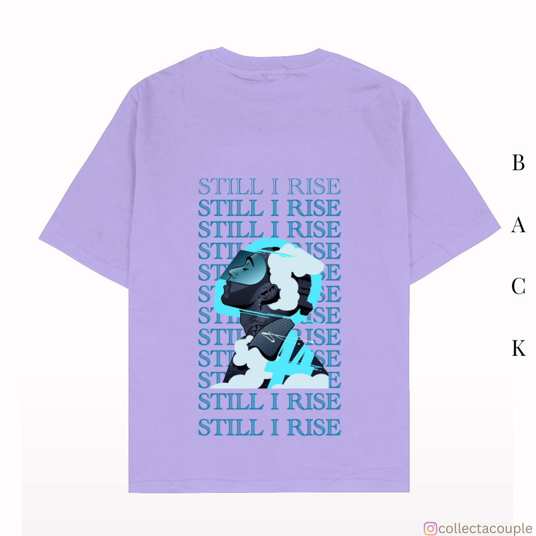Lewis Hamilton: Still I Rise Oversized Unisex T-shirt (front and back print)
