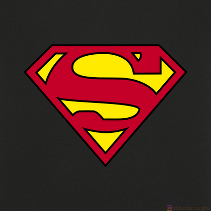 Superman: Superman and Krypto Illustration Oversized Unisex T-shirt (front and back print)