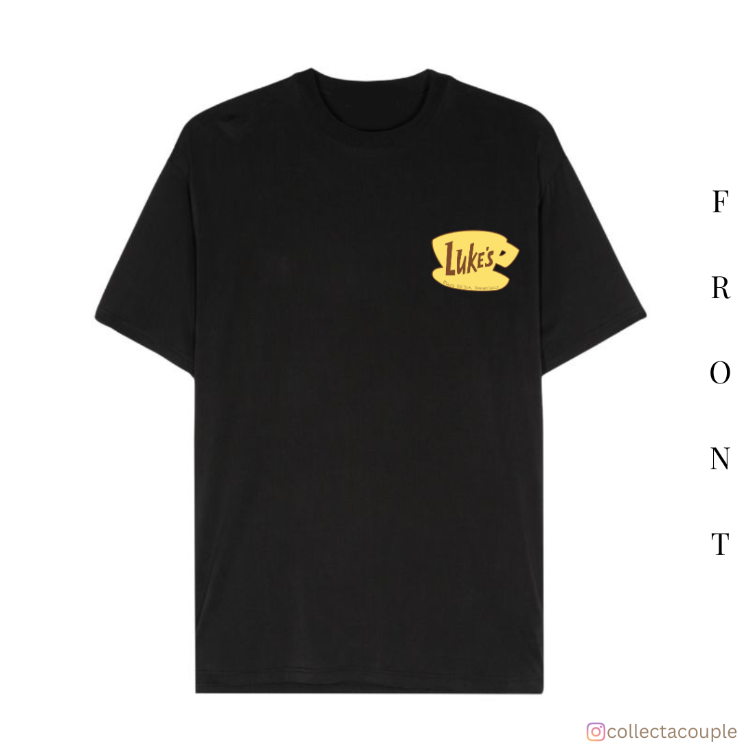 Gilmore Girls: Illustrated Rory & Lorelai Oversized Unisex T-shirt (front and back print)