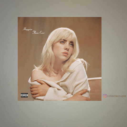 Billie Eilish: Happier Than Ever Album Cover Hardboard Poster