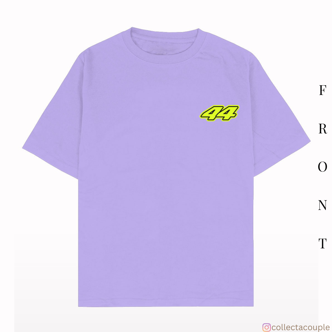 Lewis Hamilton: Ferrari Oversized Unisex T-shirt (front and back print)