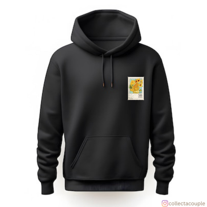 Van Gogh: Sunflowers Unisex Hoodie (front & back print)