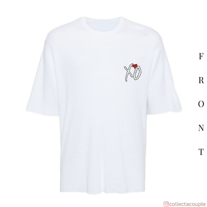 The Weeknd: Discography (2) Oversized Unisex T-shirt (front and back print)