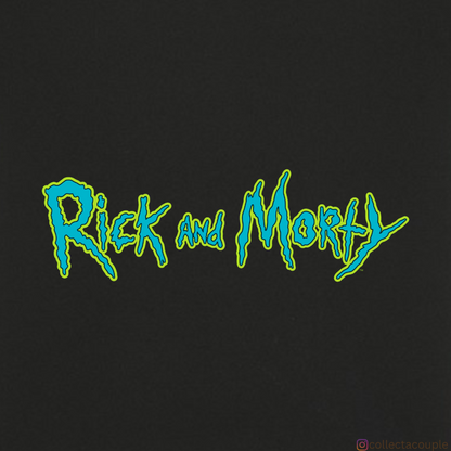 Rick and Morty: Illustrated Oversized Unisex T-shirt (front and back print)