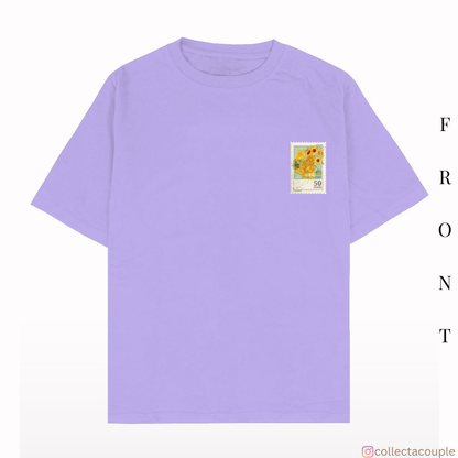 Van Gogh: Sunflowers Oversized Unisex T-shirt (front and back print)