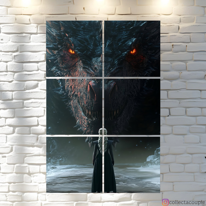 Game of Thrones: Daenerys Drogon Fandom Puzzle Board Wall Art
