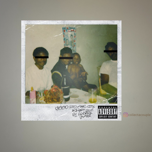 Kendrick Lamar: good kid, m.A.A.d city Album Cover Hardboard Poster