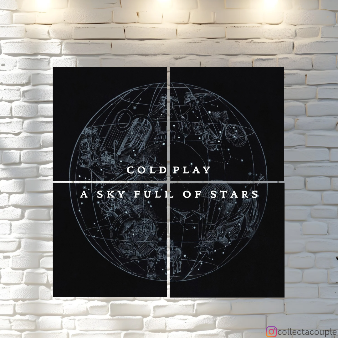 Coldplay: A Sky Full of Stars Fandom Puzzle Board Wall Art