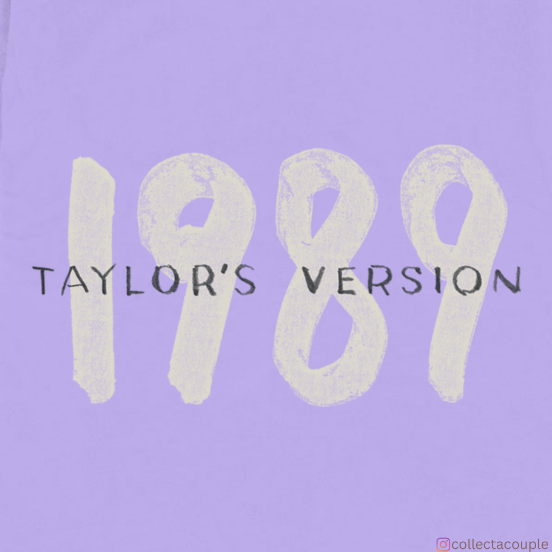Taylor Swift: 1989 Taylor's Version Oversized Unisex T-shirt (front and back print)