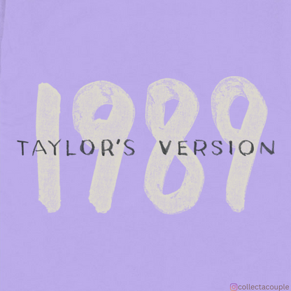 Taylor Swift: 1989 Taylor's Version Oversized Unisex T-shirt (front and back print)