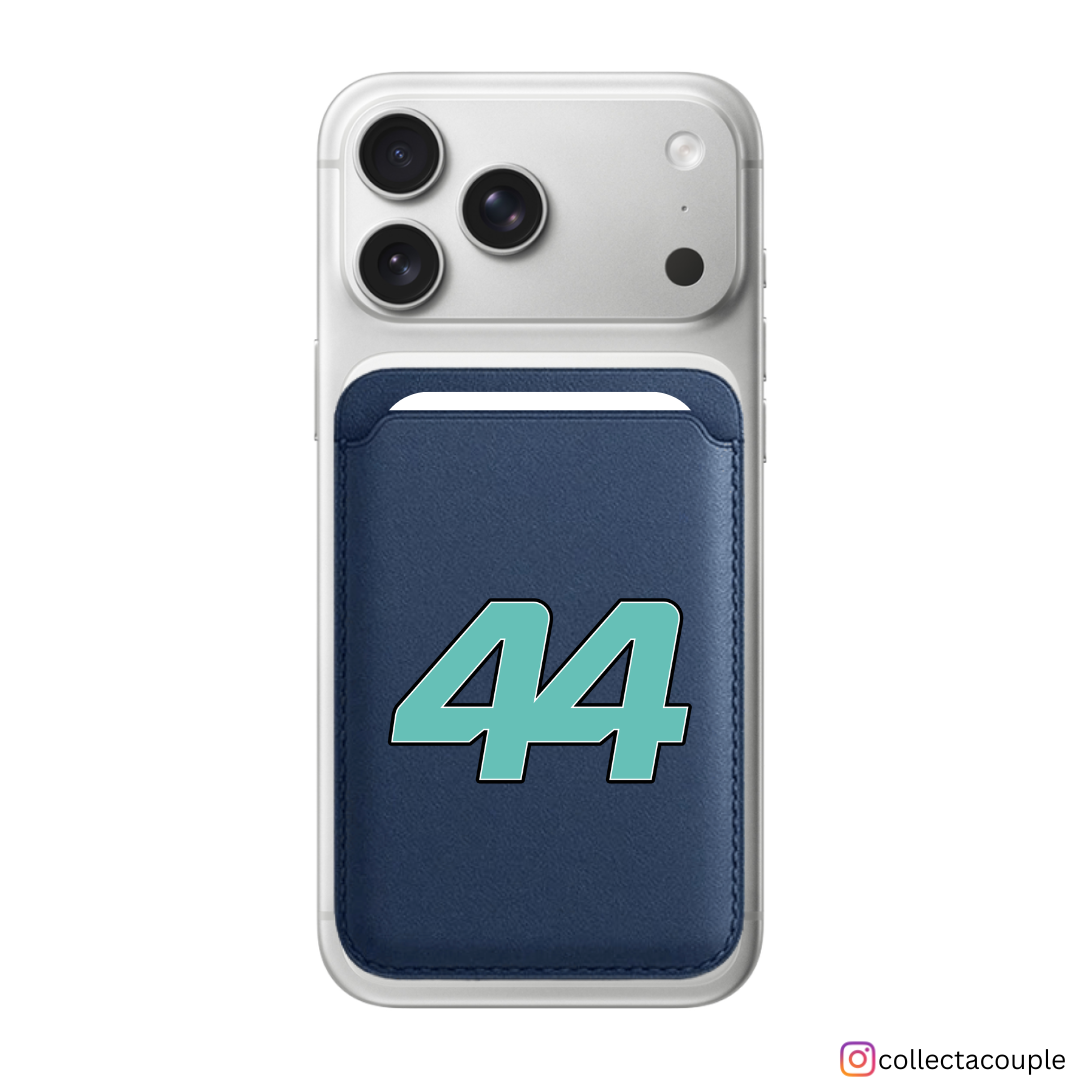 Lewis Hamilton: 44 Mercedes Logo Magsafe Wallet