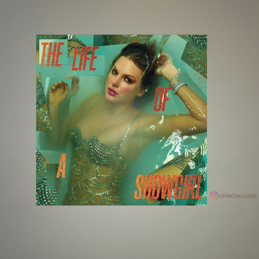 Taylor Swift: The Life of a Showgirl Album Cover Hardboard Poster