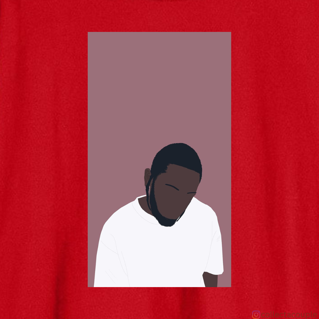 Kendrick Lamar: Damn Illustrated Oversized Unisex T-shirt (front and back print)