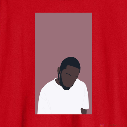 Kendrick Lamar: Damn Illustrated Oversized Unisex T-shirt (front and back print)