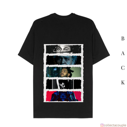 The Weeknd: Discography (2) Oversized Unisex T-shirt (front and back print)