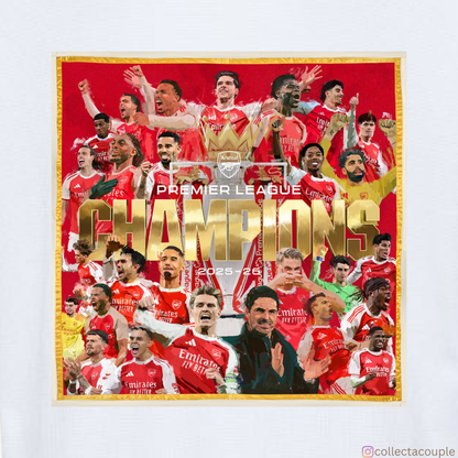 Arsenal: Premier League Champions 25/26 Oversized Unisex T-shirt