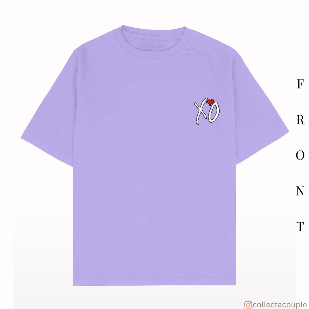 The Weeknd: Discography (2) Oversized Unisex T-shirt (front and back print)