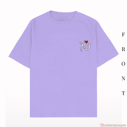 The Weeknd: Discography (2) Oversized Unisex T-shirt (front and back print)