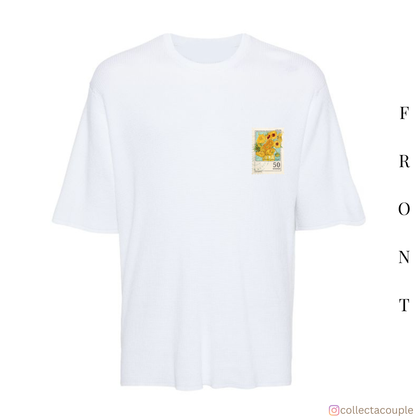 Van Gogh: Sunflowers Oversized Unisex T-shirt (front and back print)