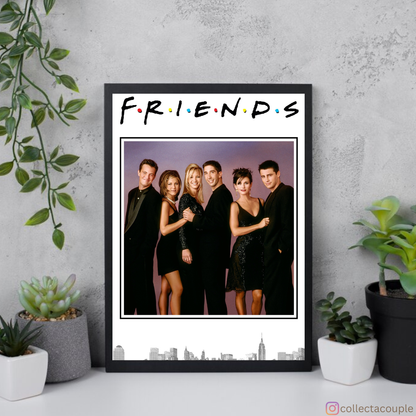 Friends: Cast Collage (2) Framed Poster