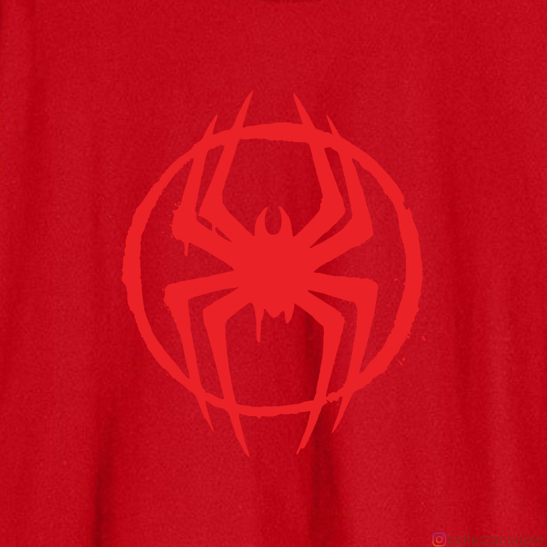 Spider Verse: Miles Morales Upside Down Oversized Unisex T-shirt (front and back print)