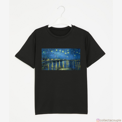 Van Gogh: Starry Night Over The Rhone Unisex T-shirt