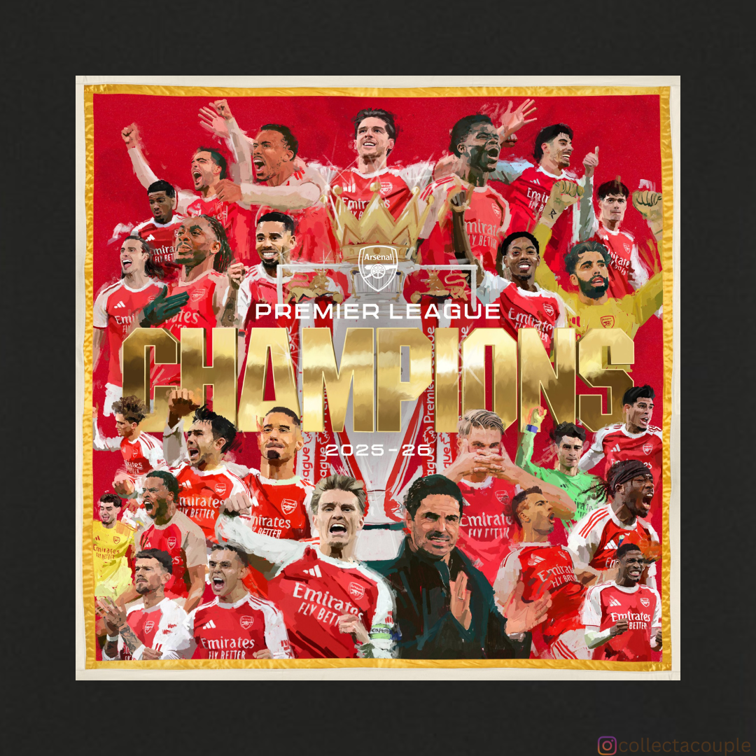 Arsenal: Premier League Champions 25/26 Oversized Unisex T-shirt