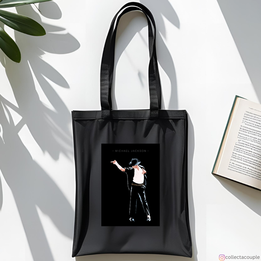 Michael Jackson: Pose Illustration Tote Bag