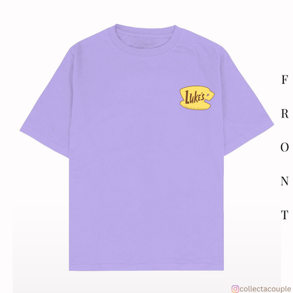 Gilmore Girls: Illustrated Rory & Lorelai Oversized Unisex T-shirt (front and back print)