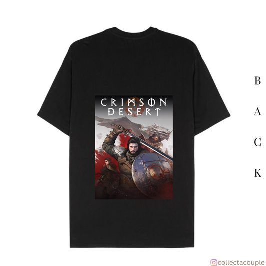 Crimson Desert: Kliff Oversized Unisex T-shirt (front and back print)