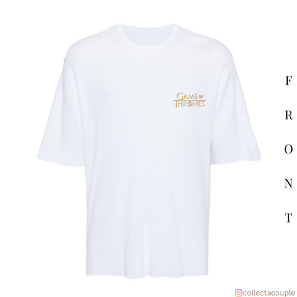 Game of Thrones: Illustration Cast Oversized Unisex T-shirt (front and back print)