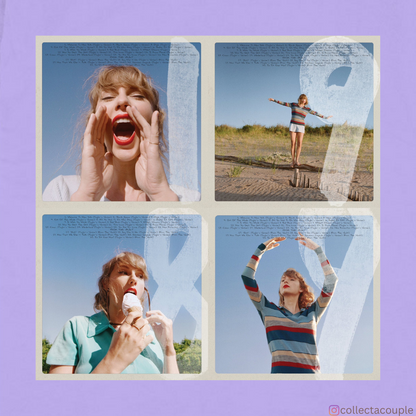 Taylor Swift: 1989 Taylor's Version Oversized Unisex T-shirt (front and back print)