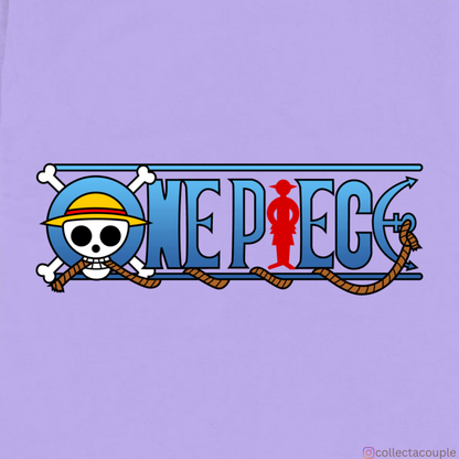 One Piece: Monkey D Luffy Scenic Oversized Unisex T-shirt (front and back print)